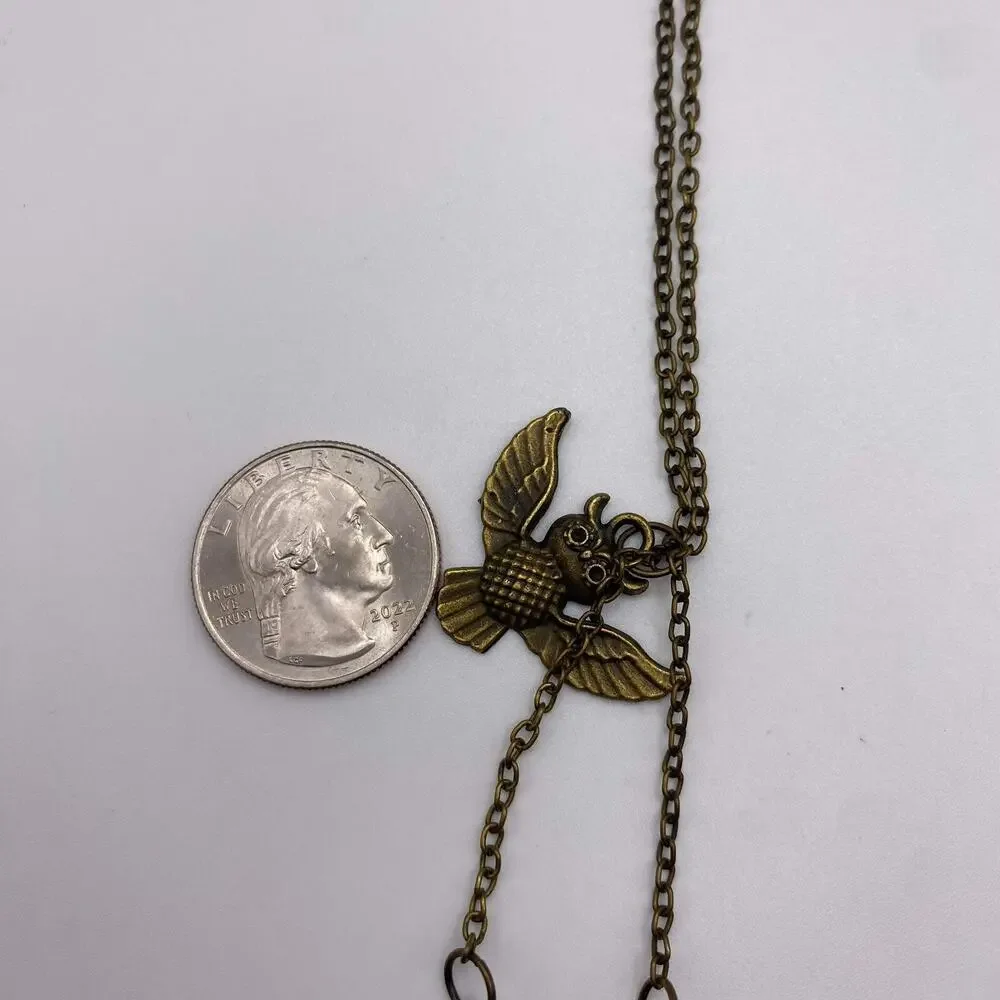 2 Hogwarts‎ Letter Harry Potter Owl With Envelope Pendant Vintage Style Necklace